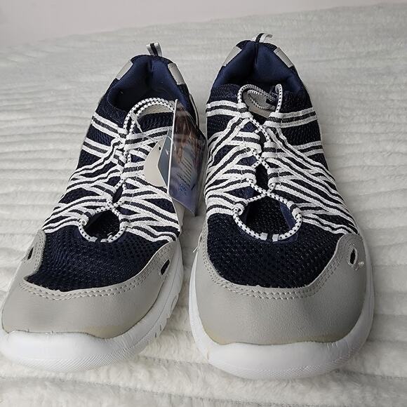 RocSoc Water Shoes Men’s 10 Navy Gray Mesh Quick Dry Aqua Sneakers NWT - Picture 2 of 9